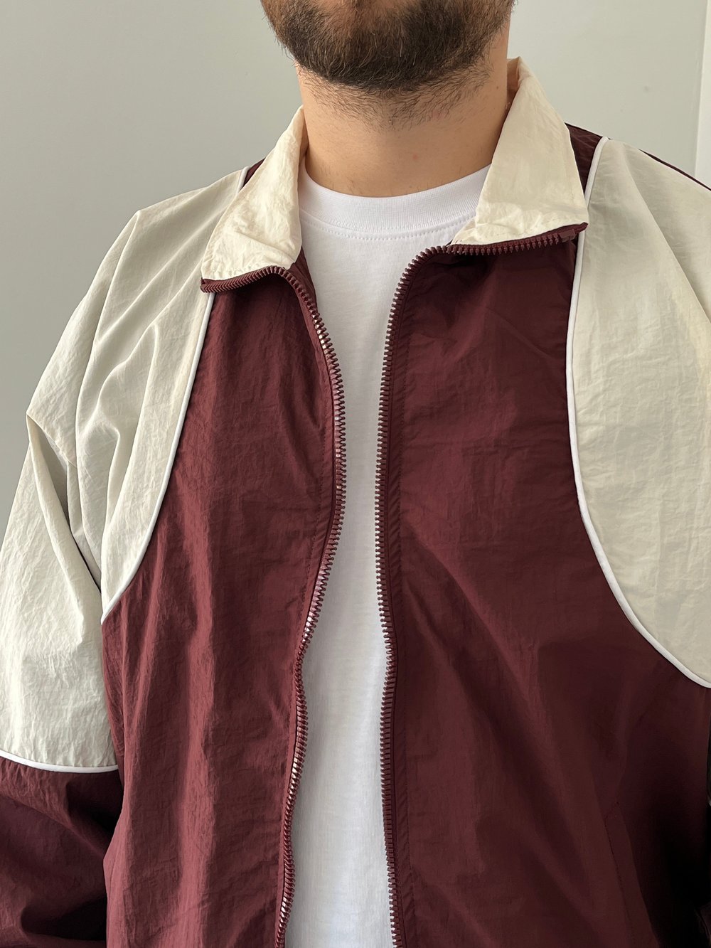 Paraşüt Kumaş Eşofman Takımı Bordo