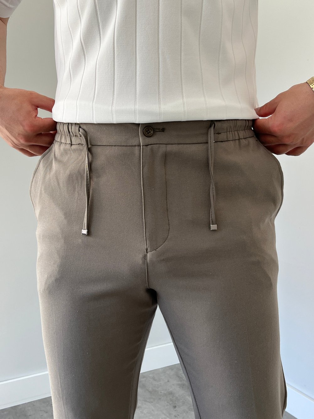 Premium Rahat Kalıp Vizon Kumaş Pantolon