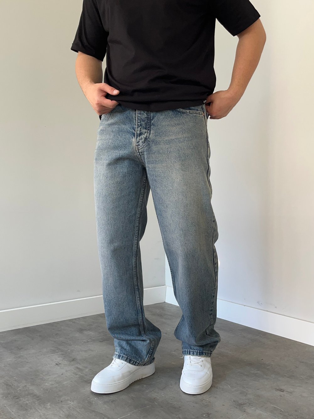 We 11 Baggy Jean Vintage Mavi 