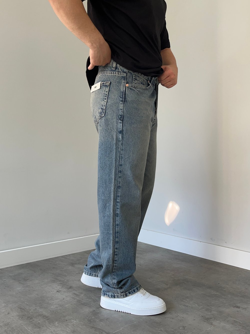 We 11 Baggy Jean Vintage Mavi 