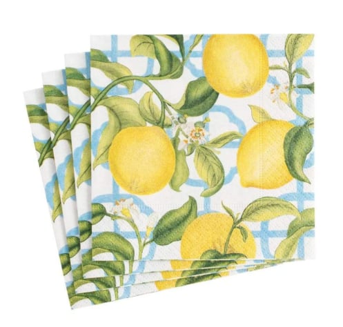 Renkli Servis Peçetesi Limon Kokulu - 100'lü Paket | Berdaş Ambalaj