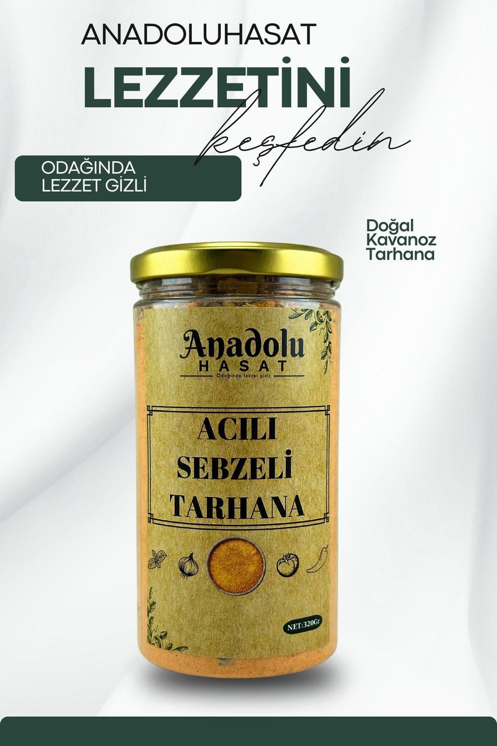 Acılı Sebzeli Tarhana 320Gr
