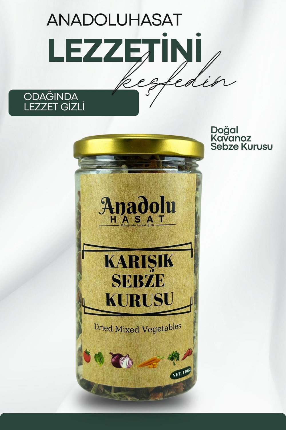 Karışık Sebze Kurusu 110Gr