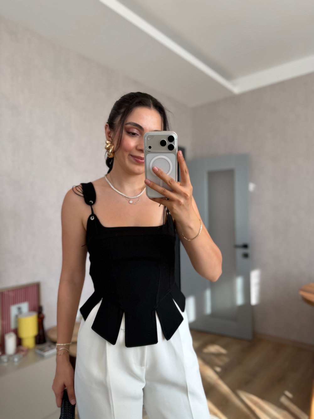 Dilimli askılı Bustiyer