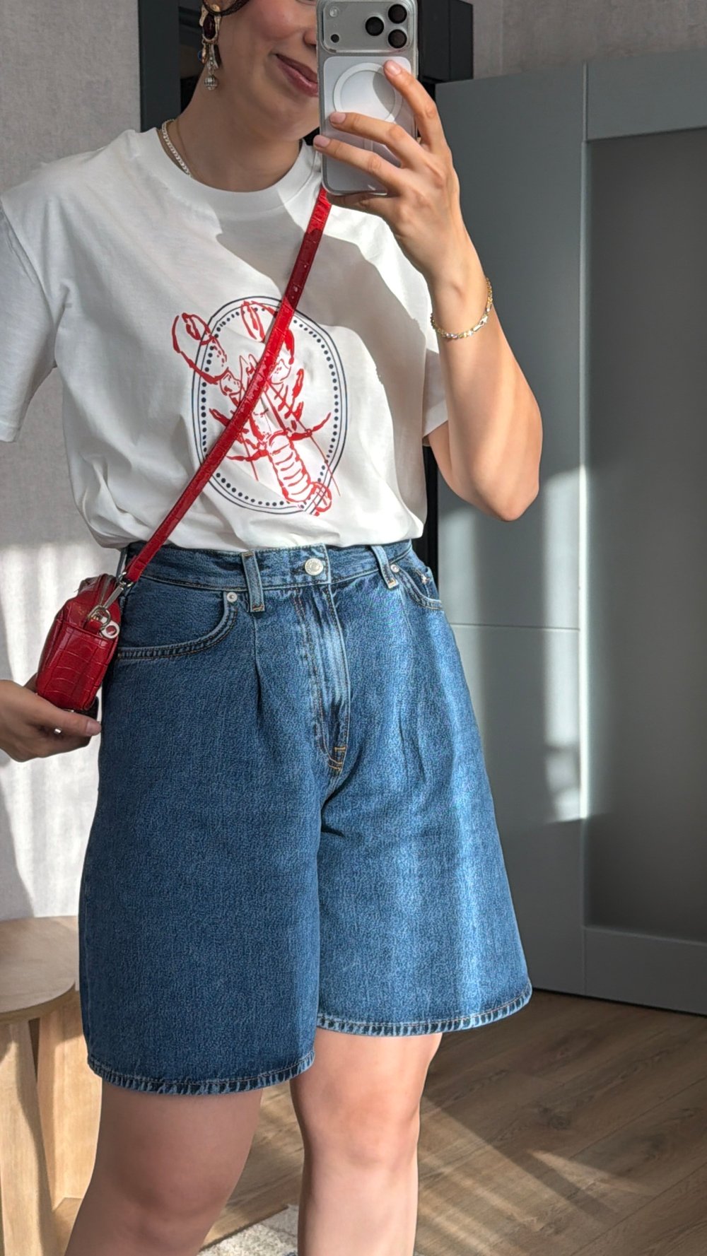 Cos denim şehir boy şort