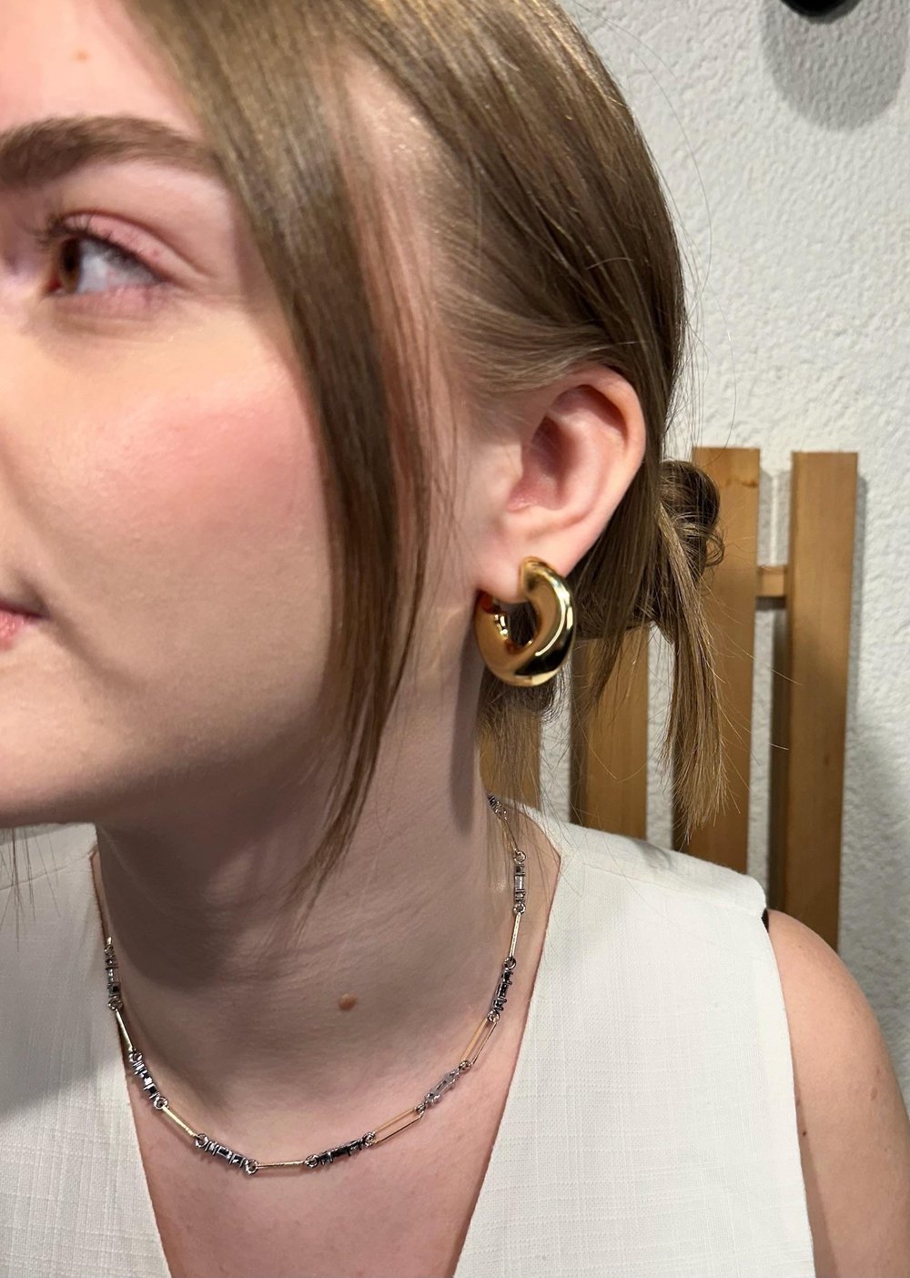 Gold Halka Küpe