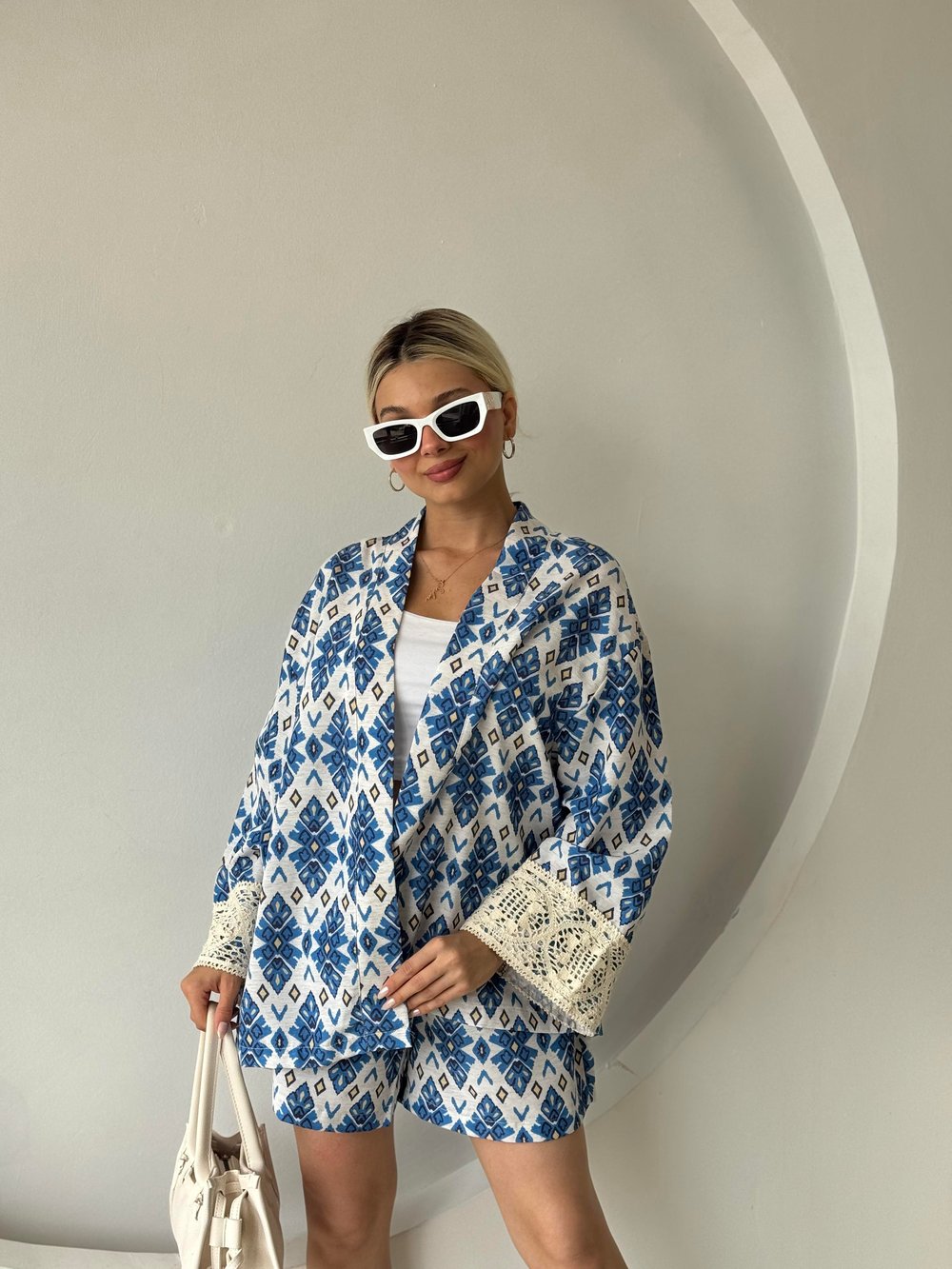 Oversize Kesim Kimono Takım