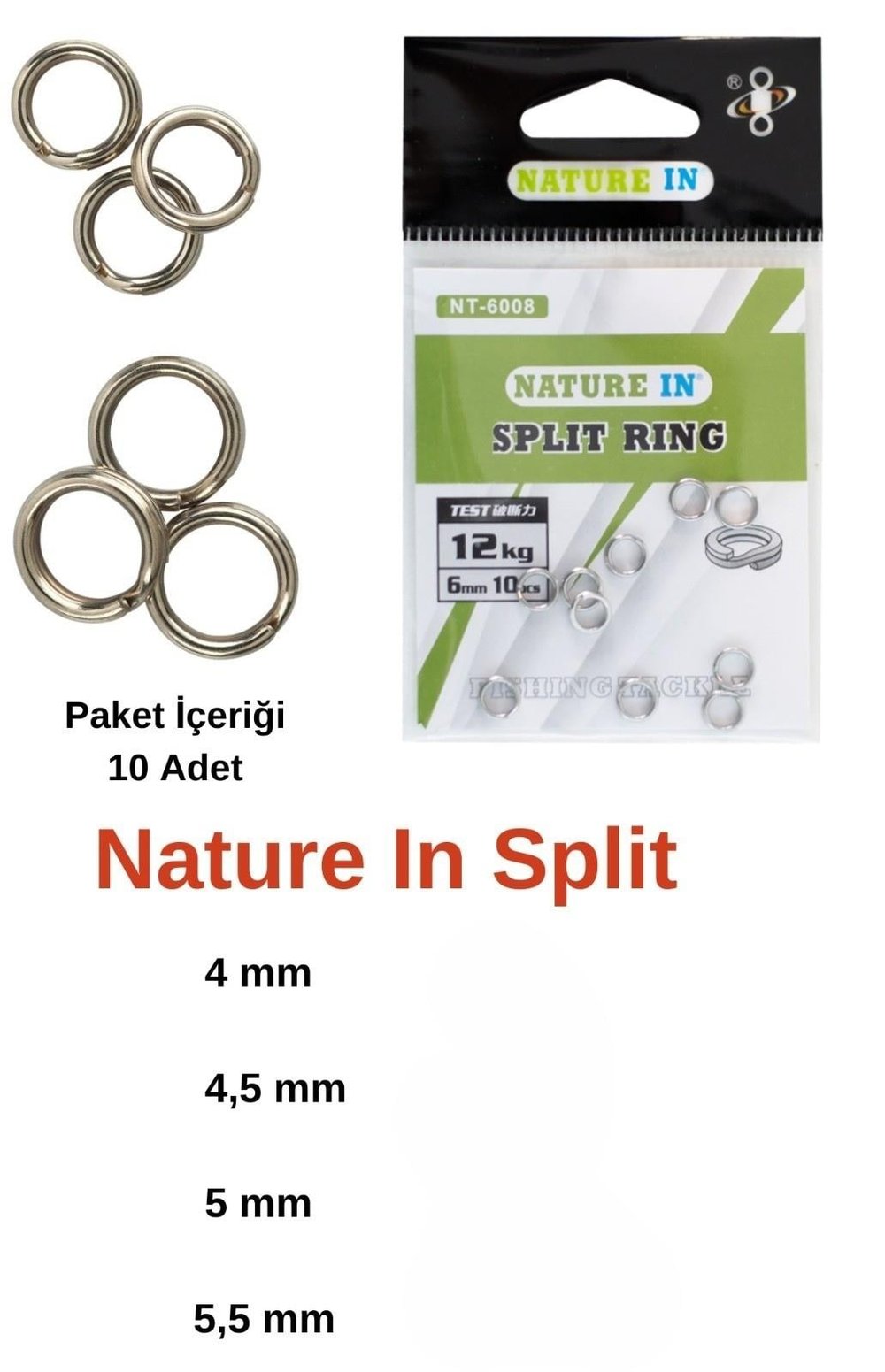 Nature in Split Ring 4mm