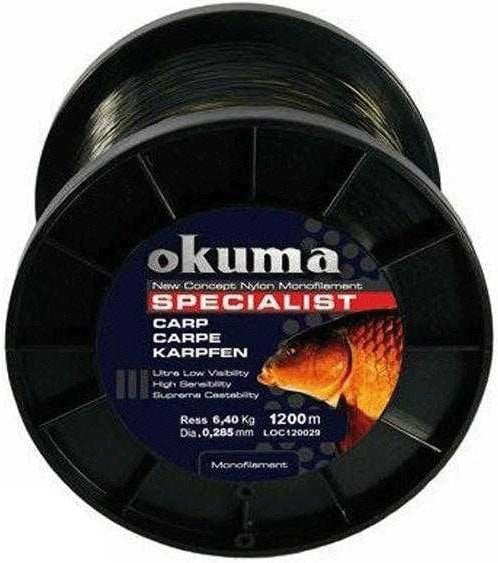 Okuma Carp 1200m 17,00lb 7,73kg 0,34mm Camou 2tone