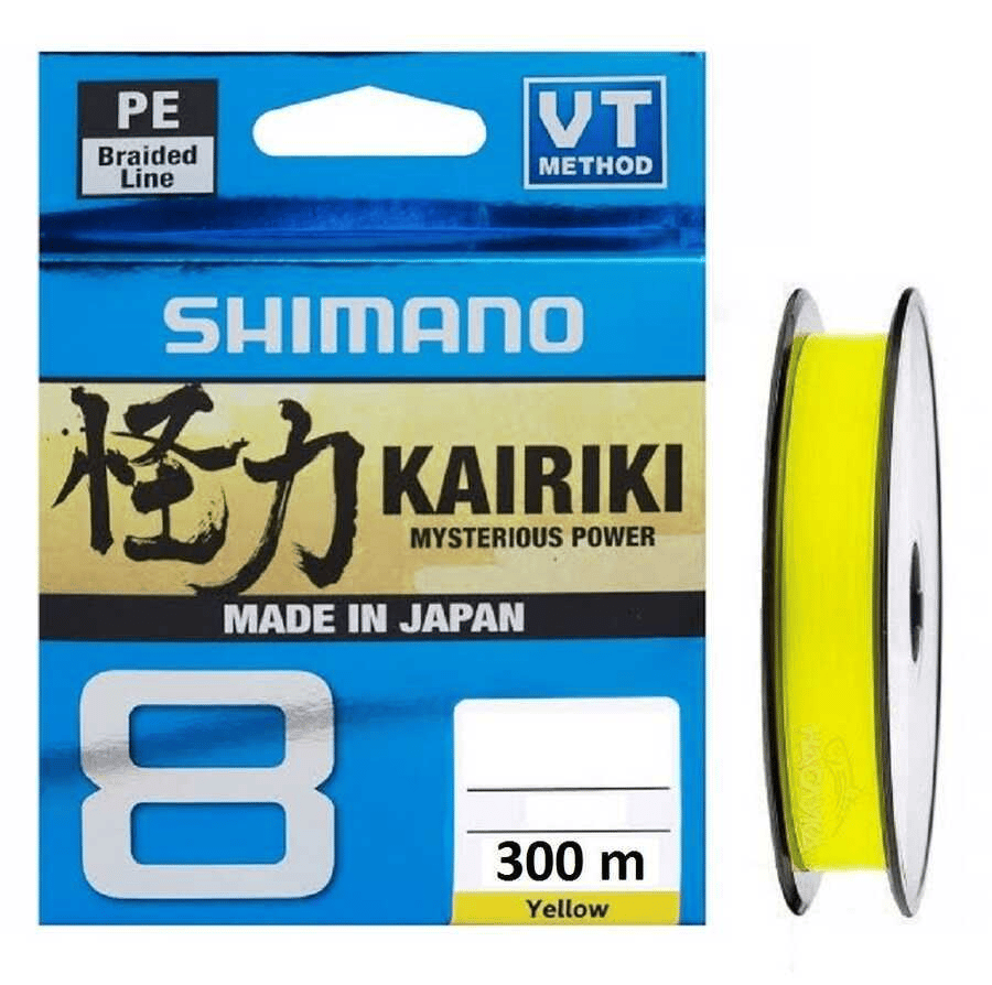 Shimano Kairiki 8 300m Yellow 0.200mm