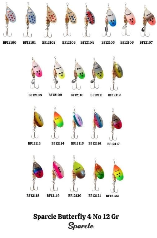 SPARCLE BUTTERFLY 4 NO 12 GR BF12106