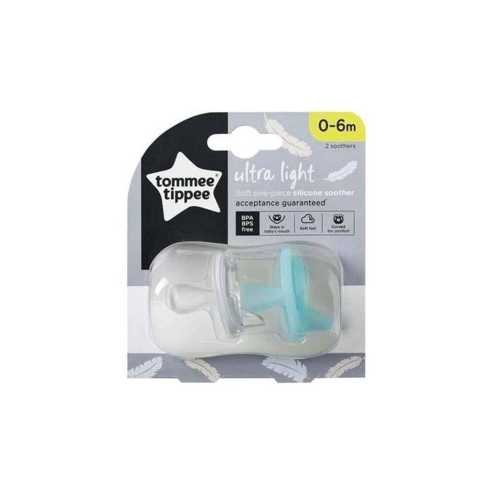 Tommee Tippee Ultra Hafif Soft Tek Parça Silikon Emzik 0-6m 2 Li