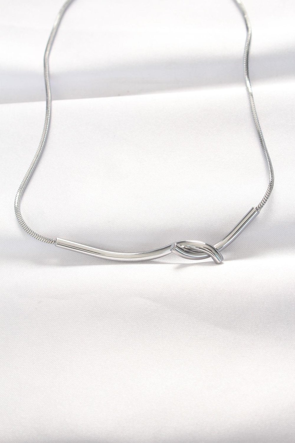 316L Çelik Silver Renk Kolye