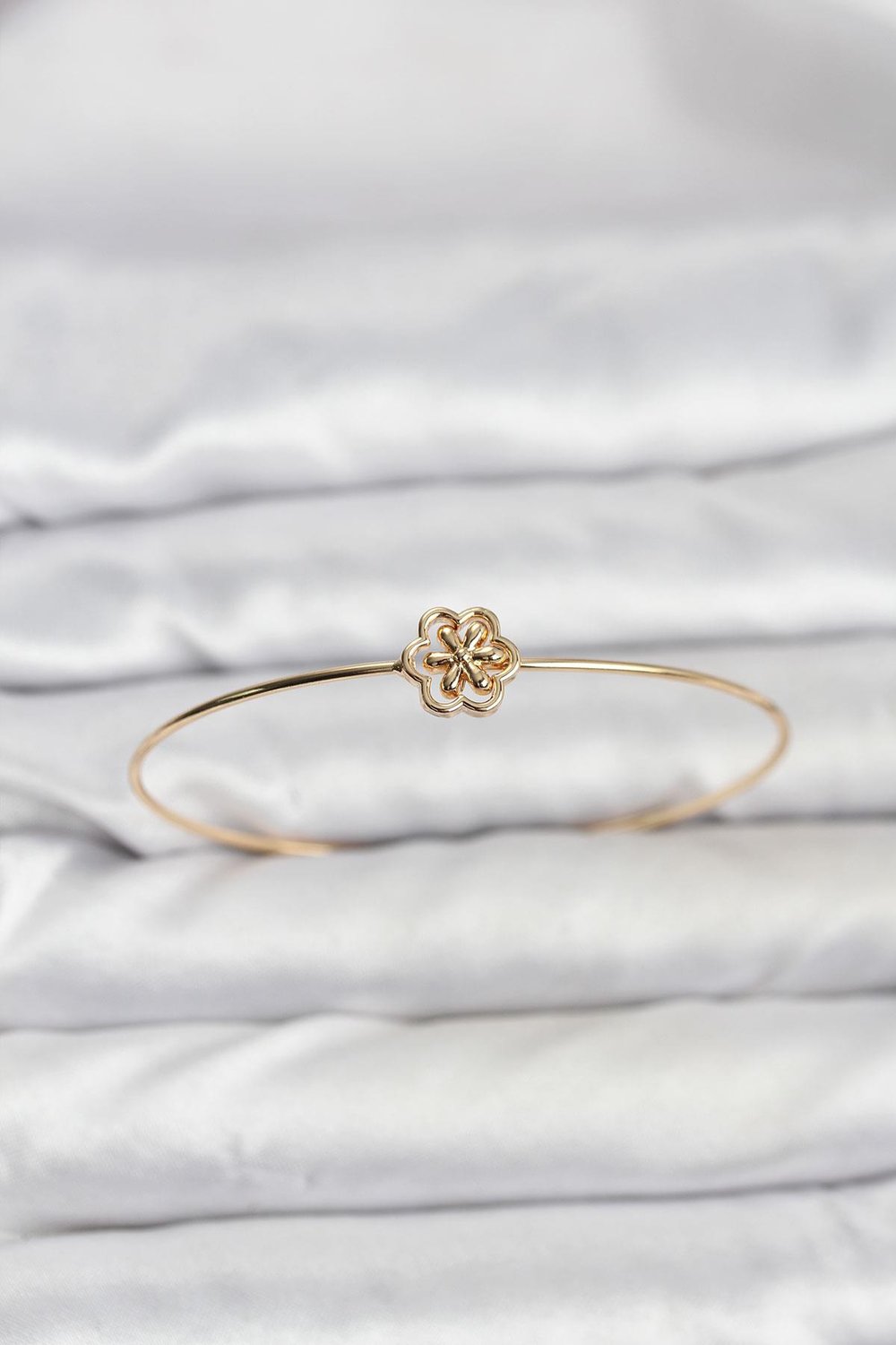 Lotus Model Gold Renk Bileklik