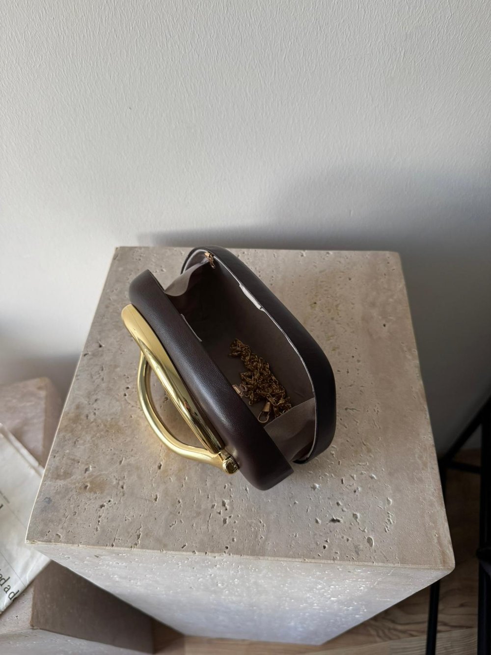  Acı Kahve Gold Saplı Bonita Çanta