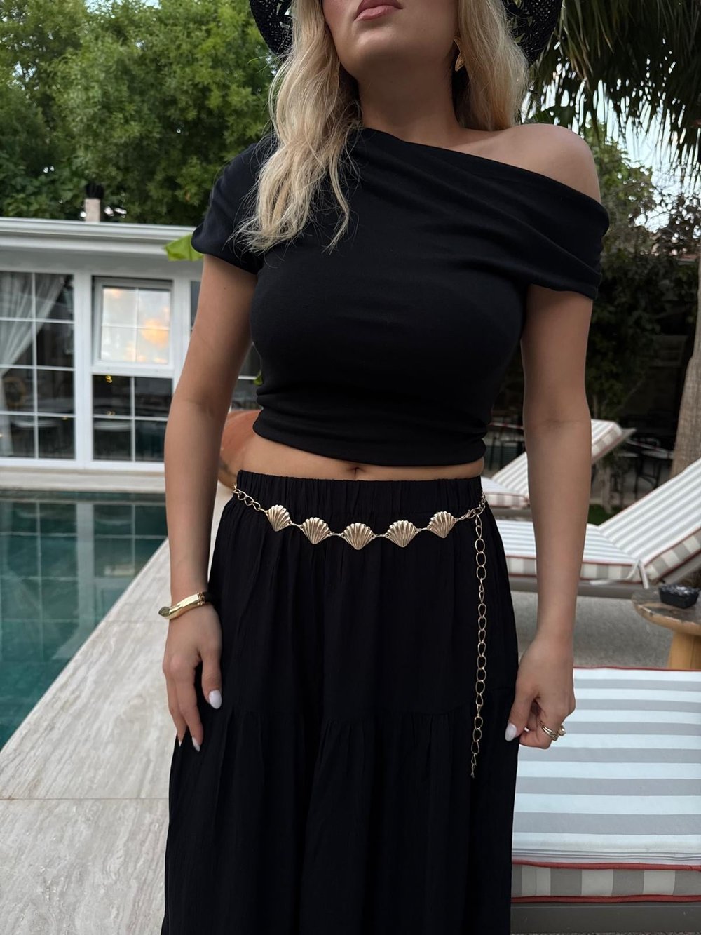 Altın Sarısı İstiridye Kemer
