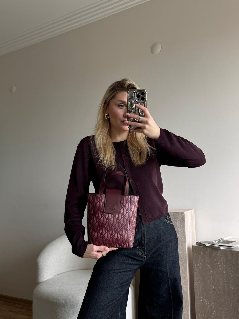 Bordo Marka Model Soi Çanta