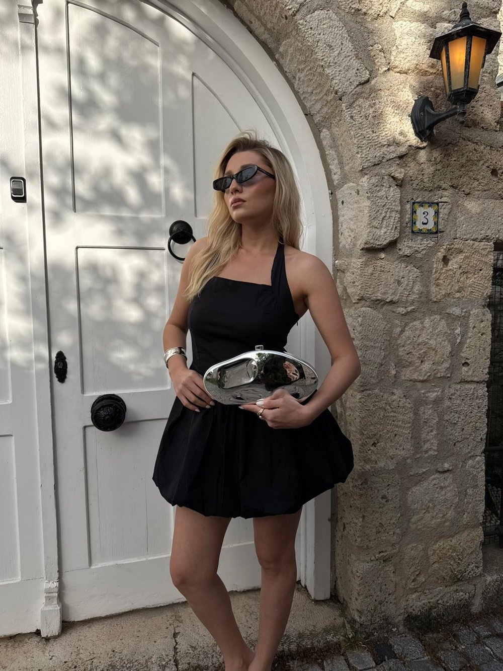 Gümüş Aria Plaka Çanta