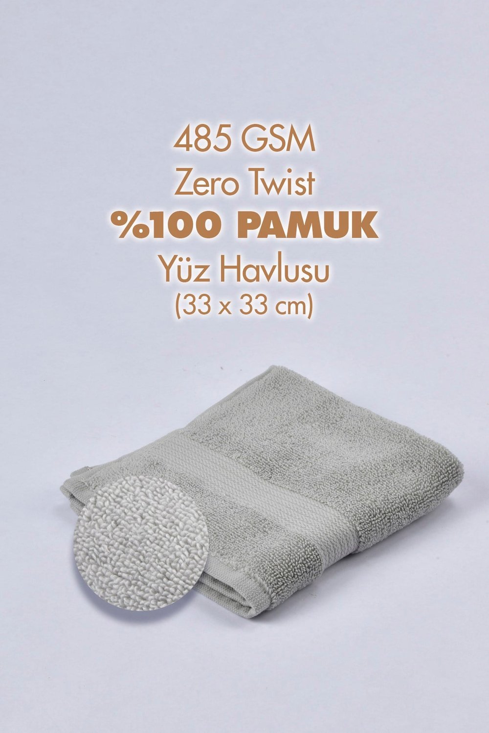 GRİ YÜZ HAVLUSU 