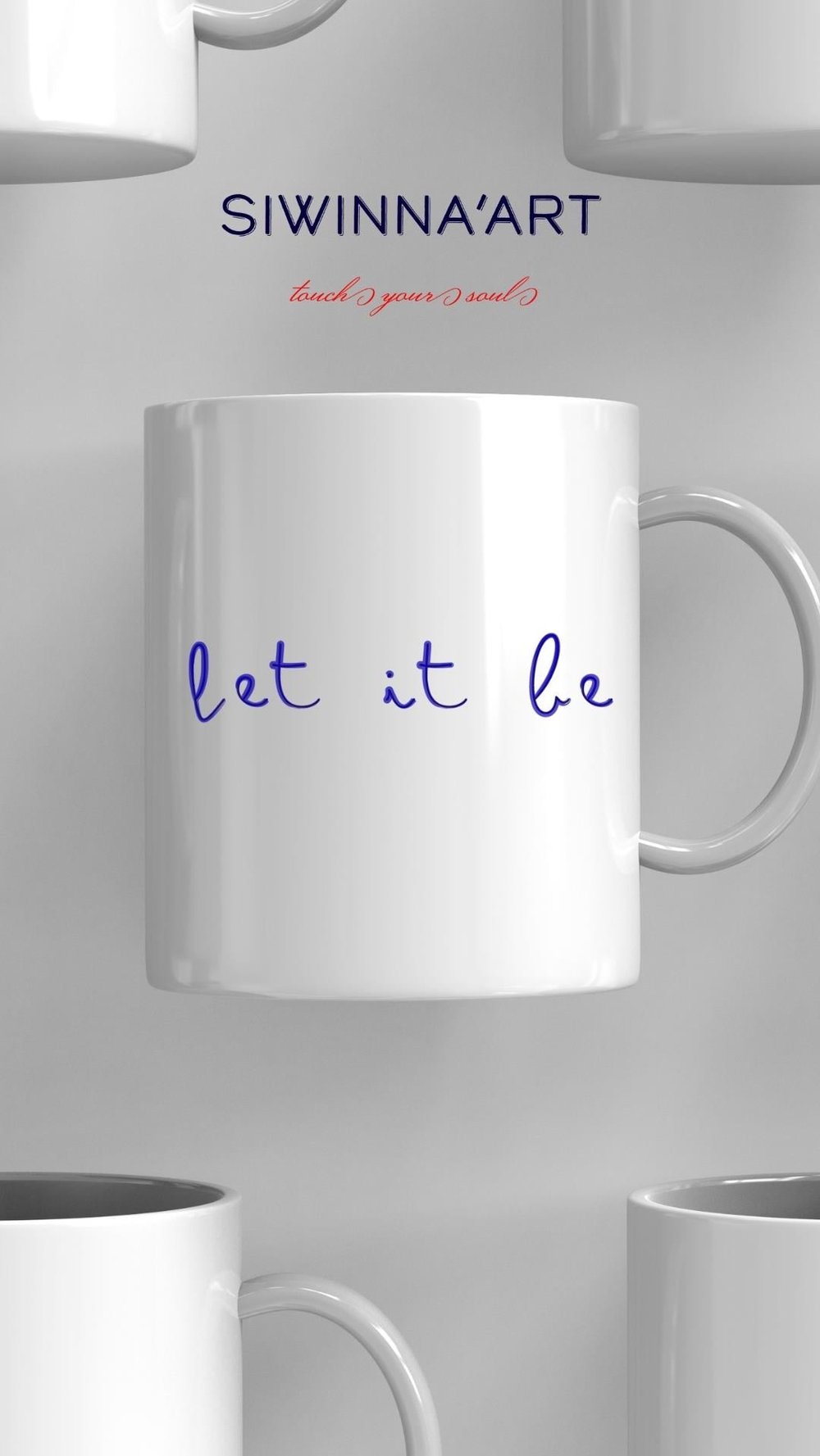 LET IT BE ÖZEL TASARIM KUPA