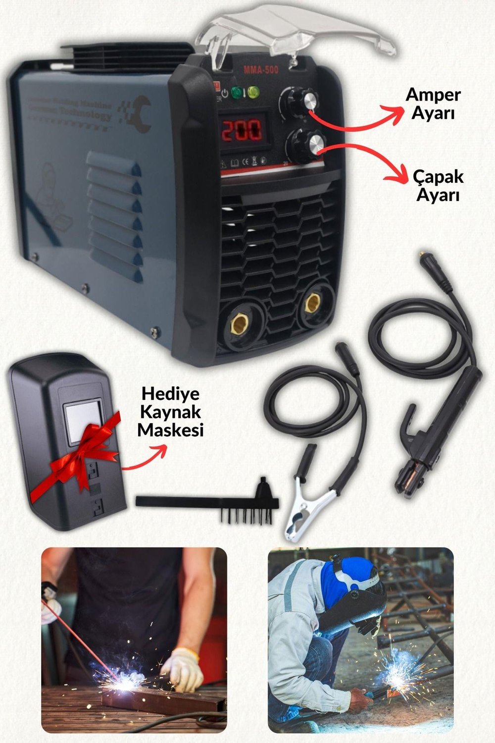 200 AMPER EKONOMİK KAYNAK MAKİNESİ