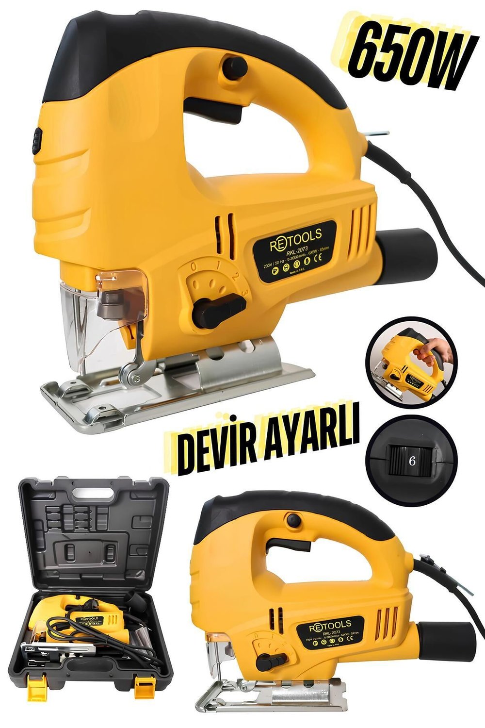ELEKTRİKLİ DEKUPAJ SARI