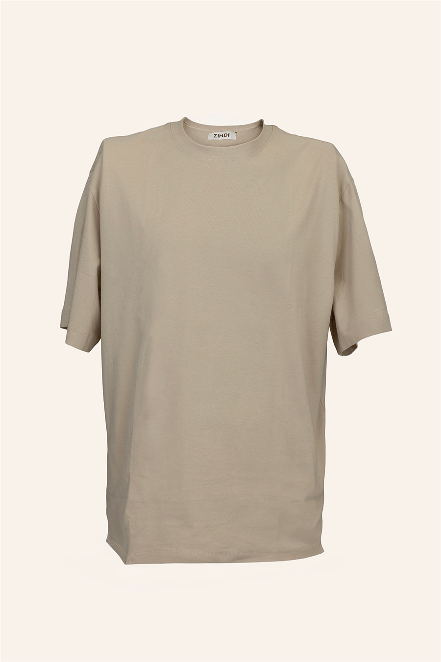 Men T-shirt Beige | zindistore.com