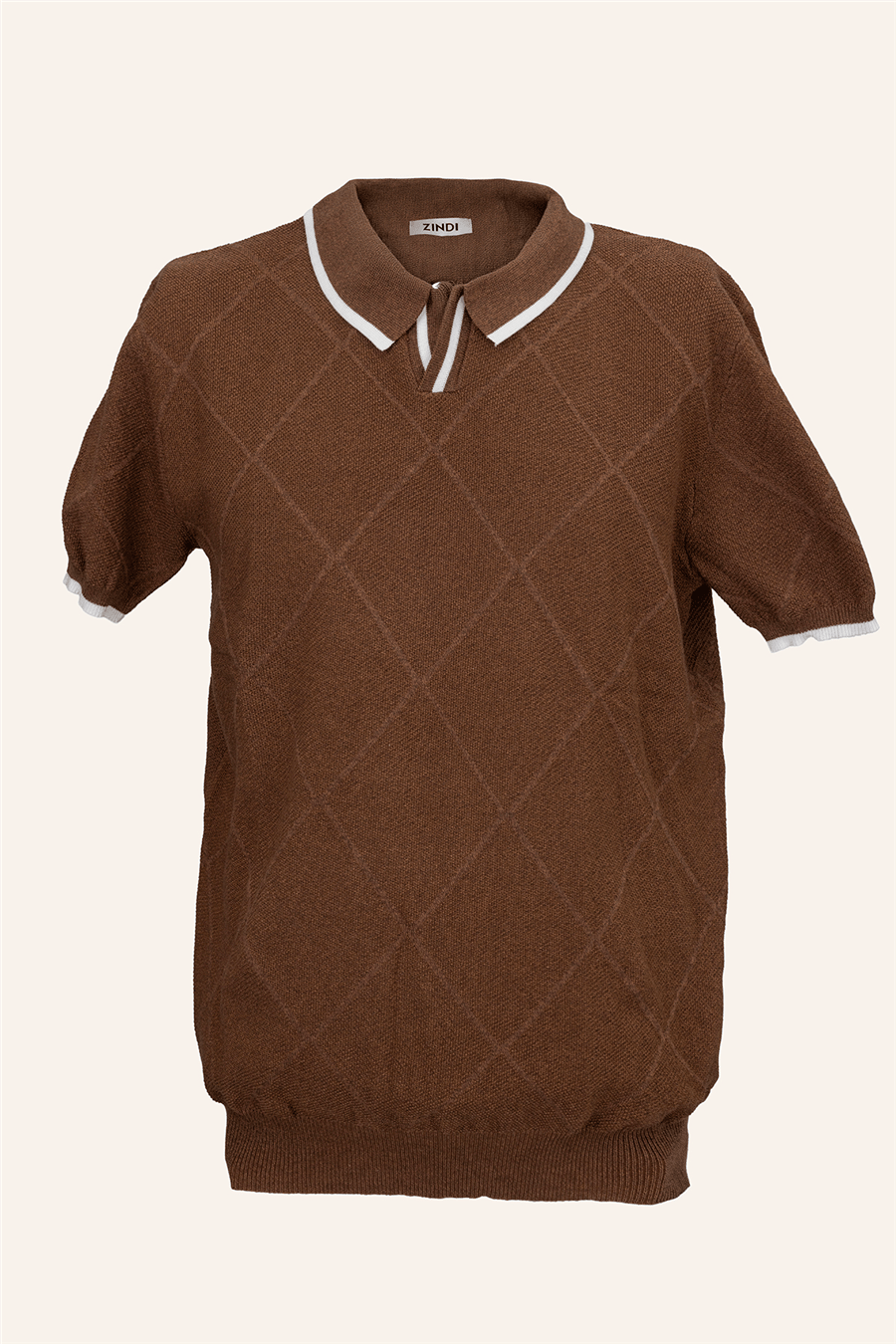 Polo Knitwear Brown | zindistore.com