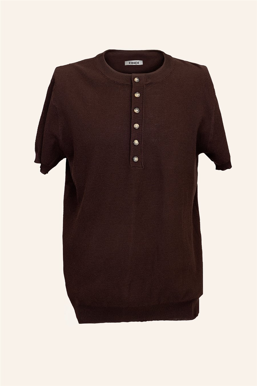 Polo Knitwear Brown | zindistore.com