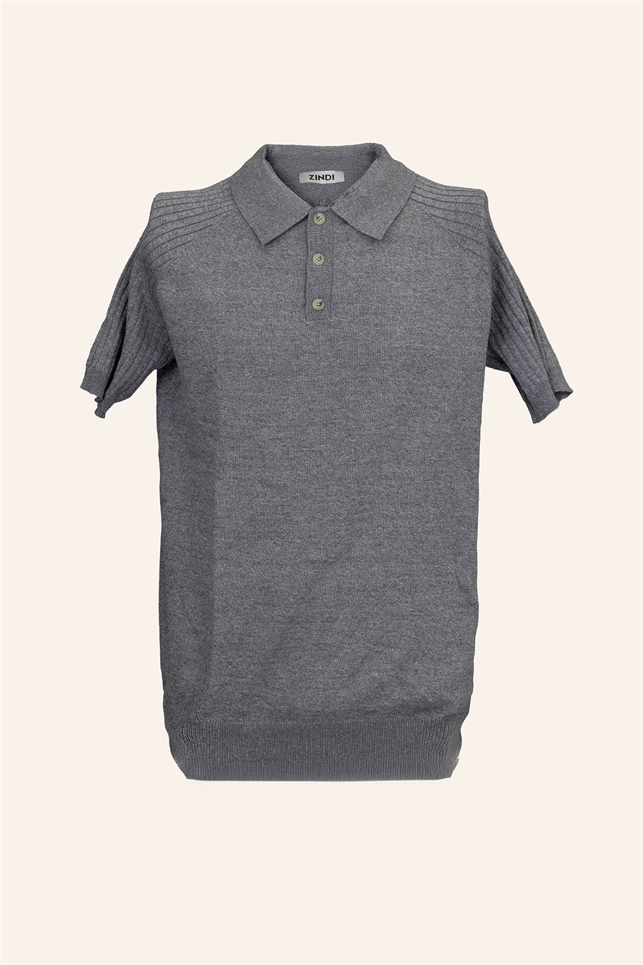 Polo Knitwear Light Grey | zindistore.com