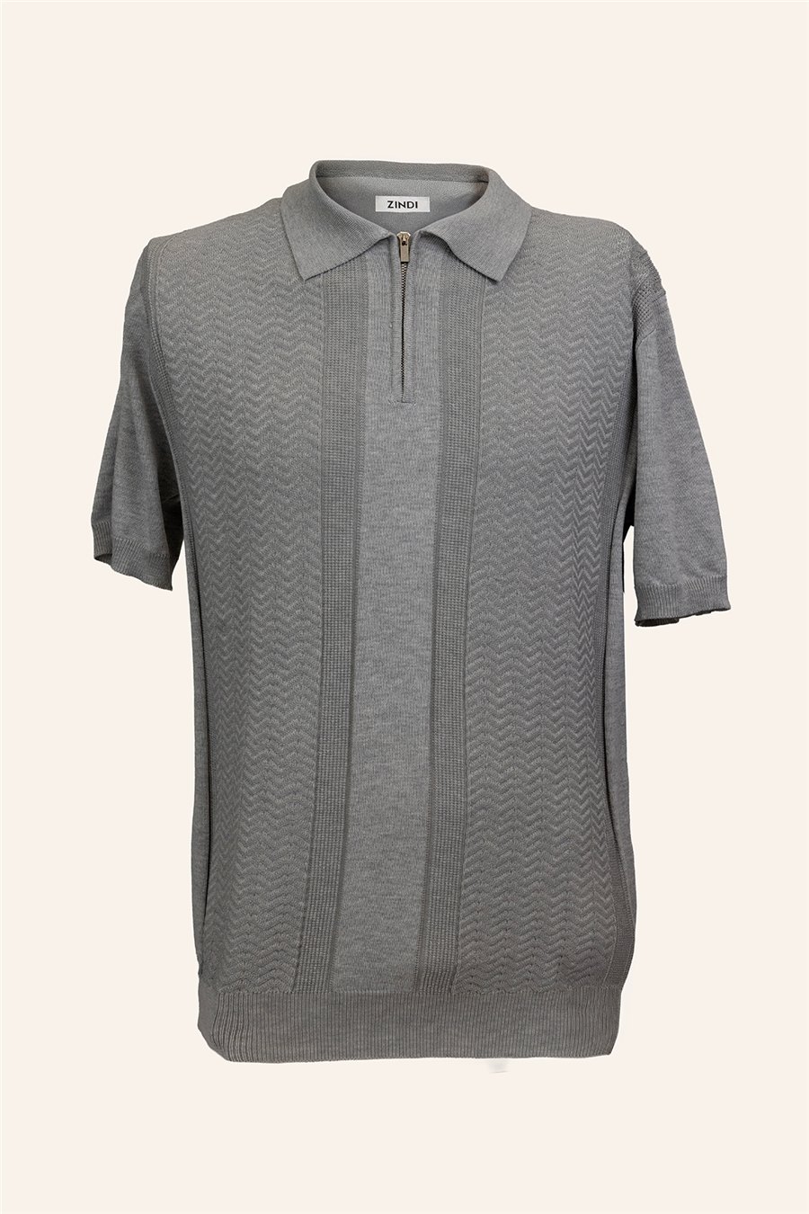 Polo Knitwear Light Grey | zindistore.com