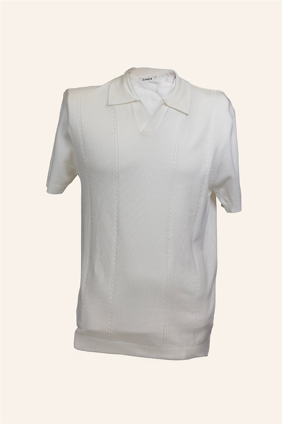 Polo Knitwear White | zindistore.com