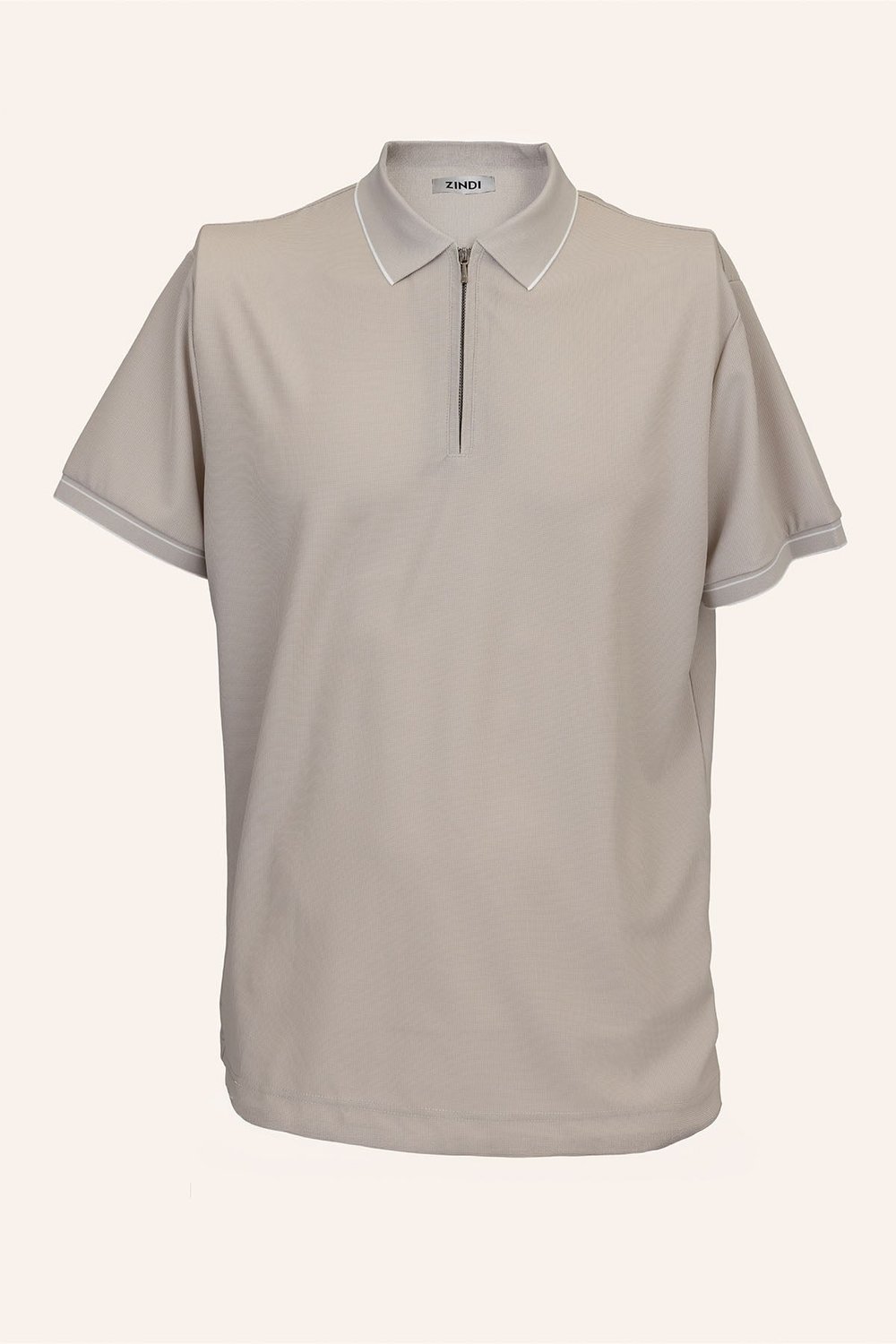 SUMMER POLO T-Shirt Beige | zindistore.com