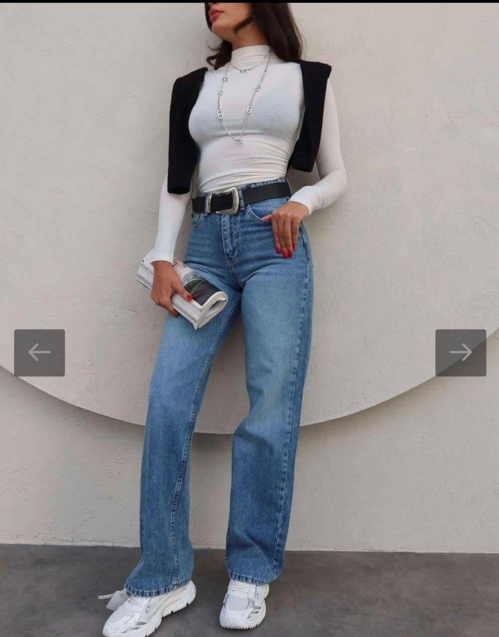 ZARA STRAİGHT DENİM PANTOLON