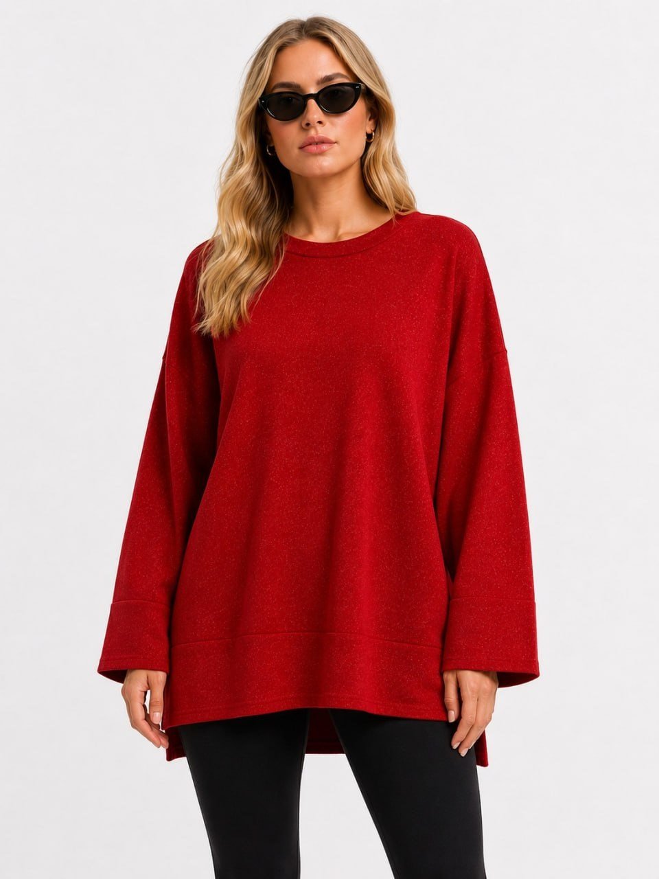 Oversize Rahat Kesim Triko Bluz