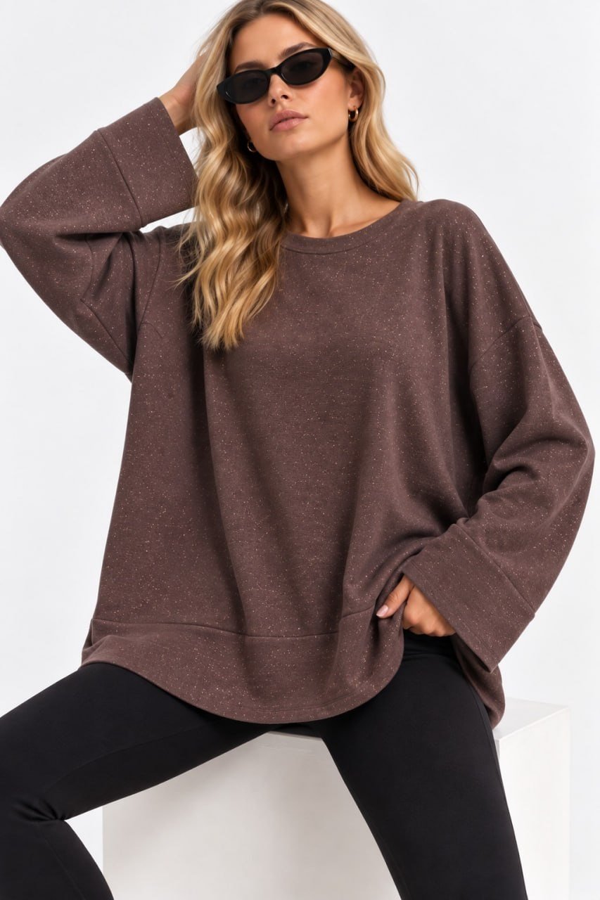 Oversize Rahat Kesim Triko Bluz