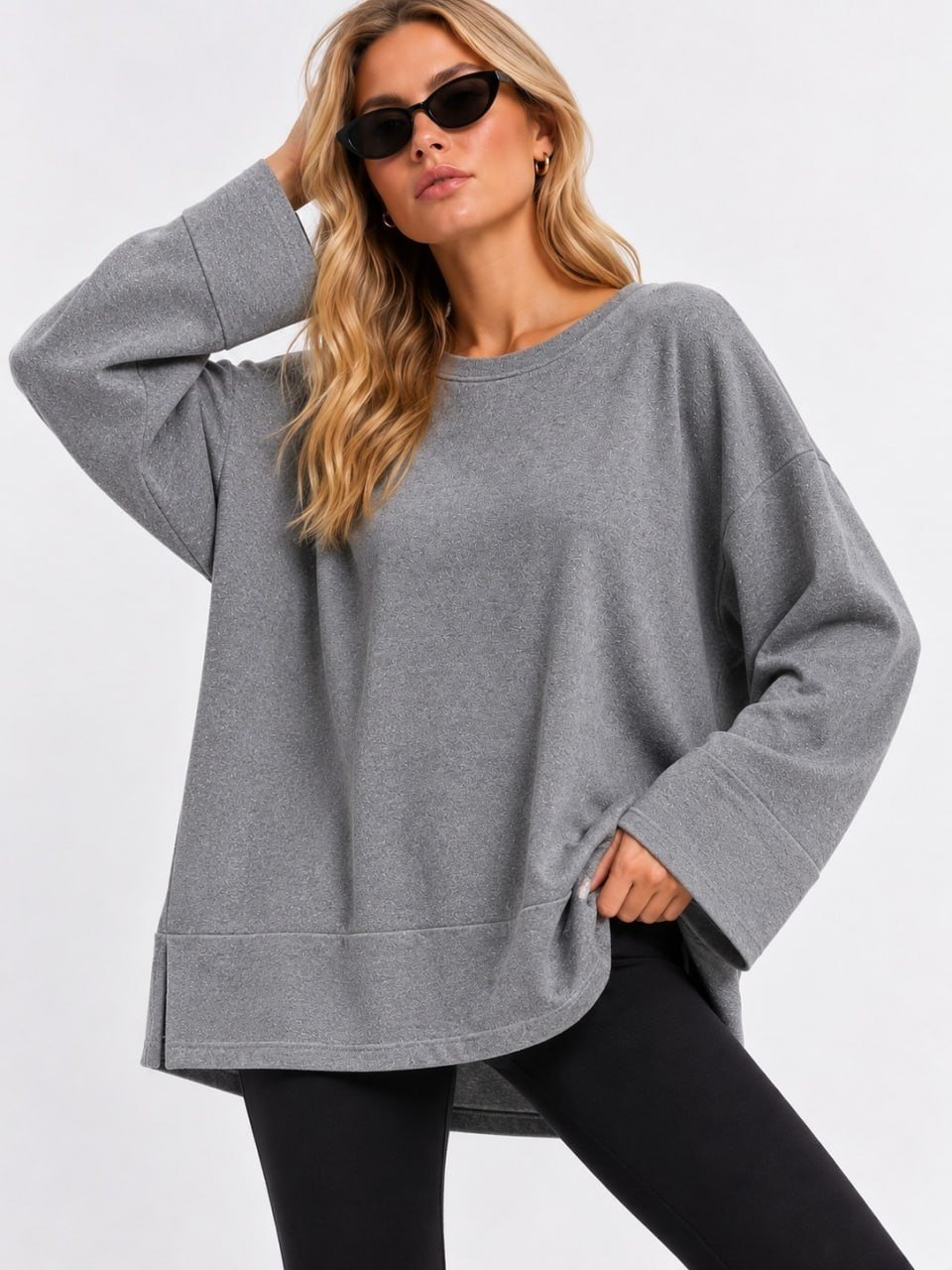 Oversize Rahat Kesim Triko Bluz