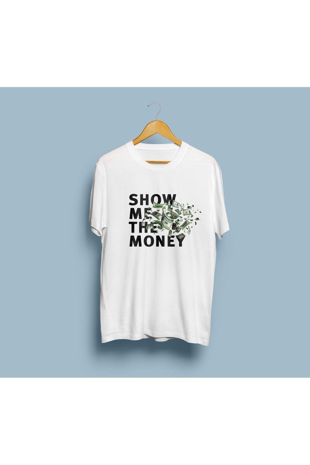 Oversize Bana Parayı Göster Tasarım Unisex T-shirt
