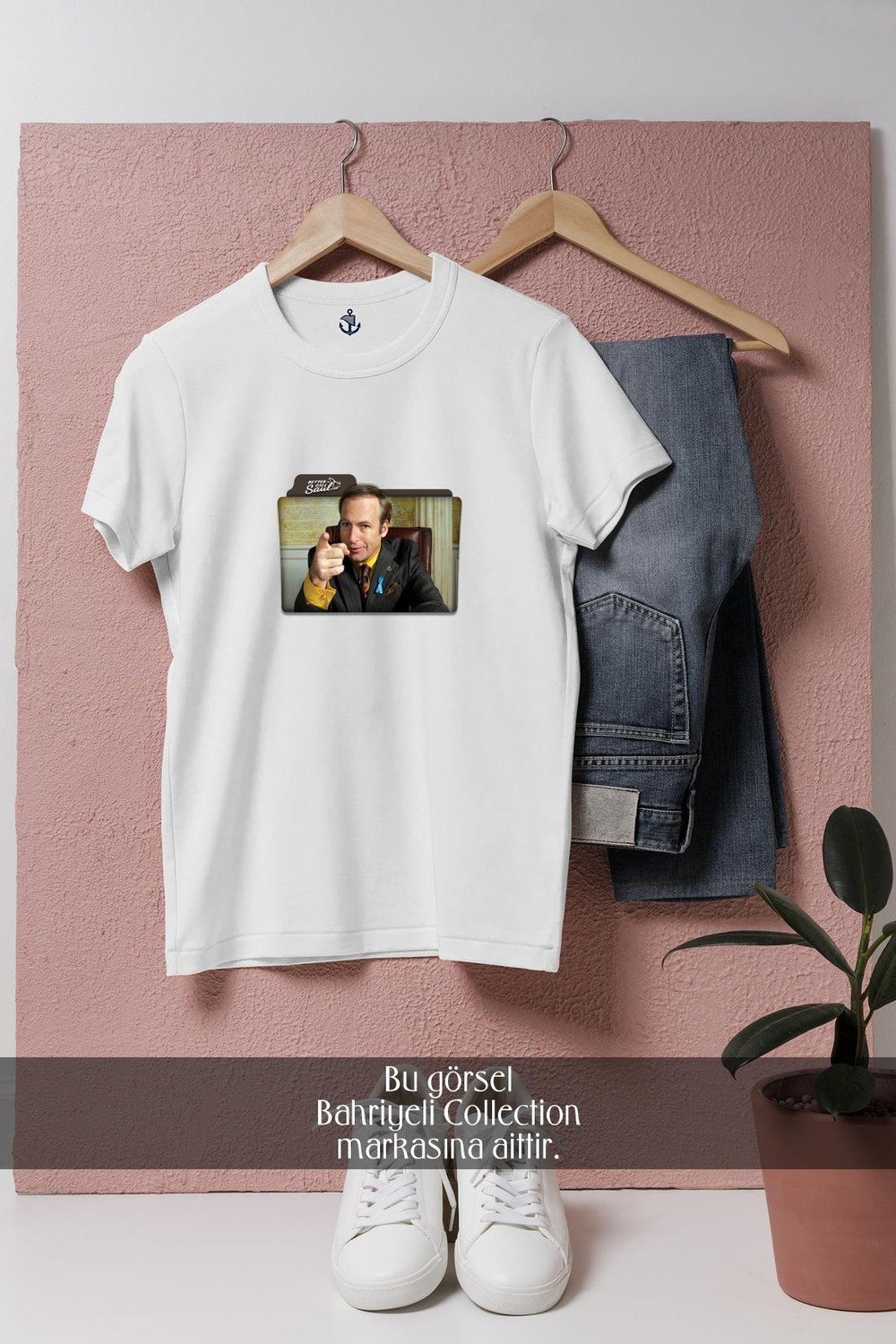 Oversize Better Call Saul Dizi  Tasarımlı Unisex T-Shirt