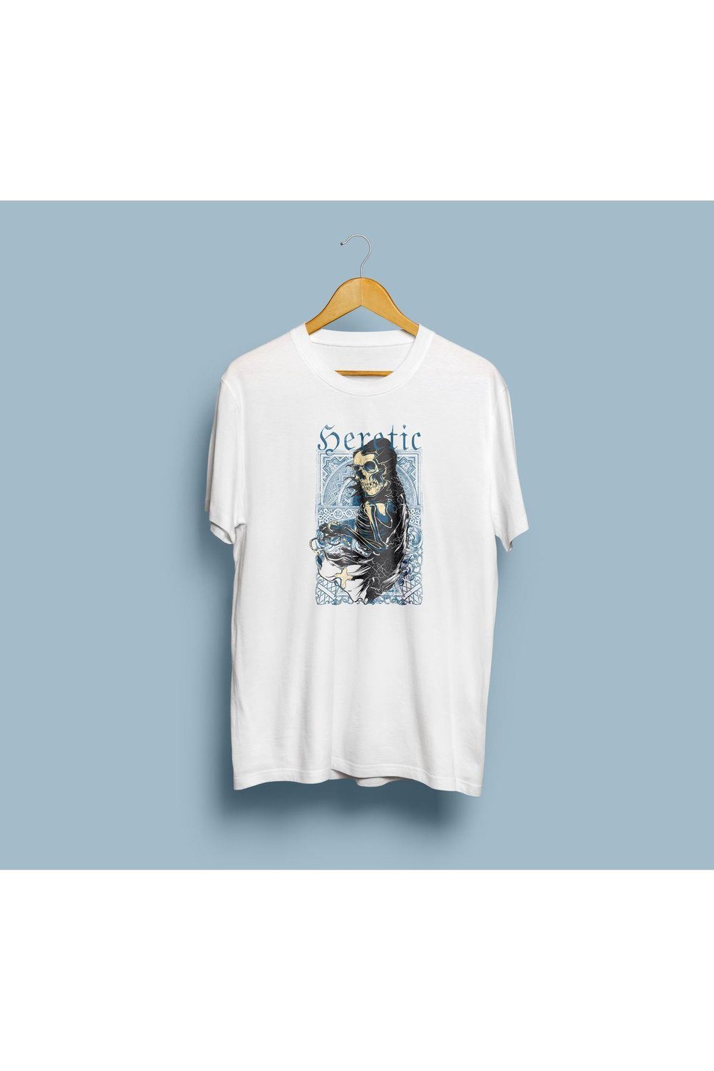 Oversize Cool Skull Tasarım Unisex T-shirt