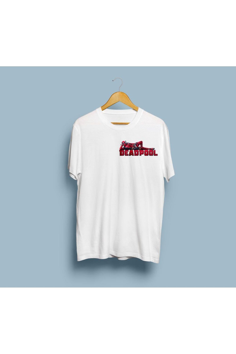 Oversize Deadpool Yazılı Tasarım Unisex T-shirt