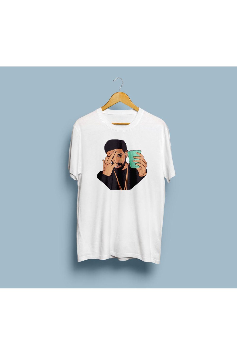 Oversize Drake Tasarım Unisex T-shirt