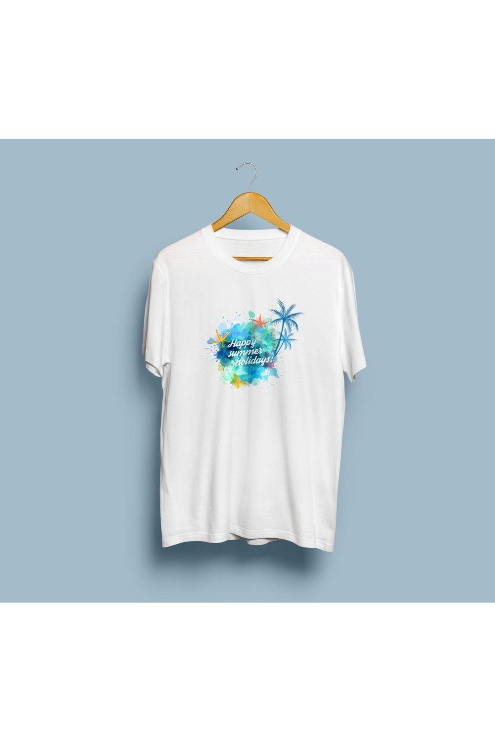 Oversize Happy Summer Holiday Tasarım Unisex T-shirt