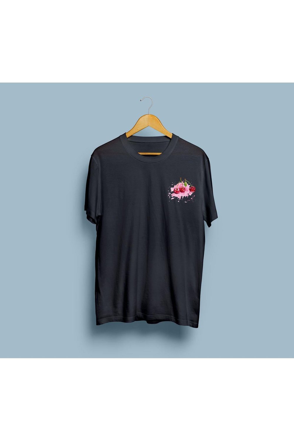 Oversize Kiraz Tasarım Unisex T-shirt
