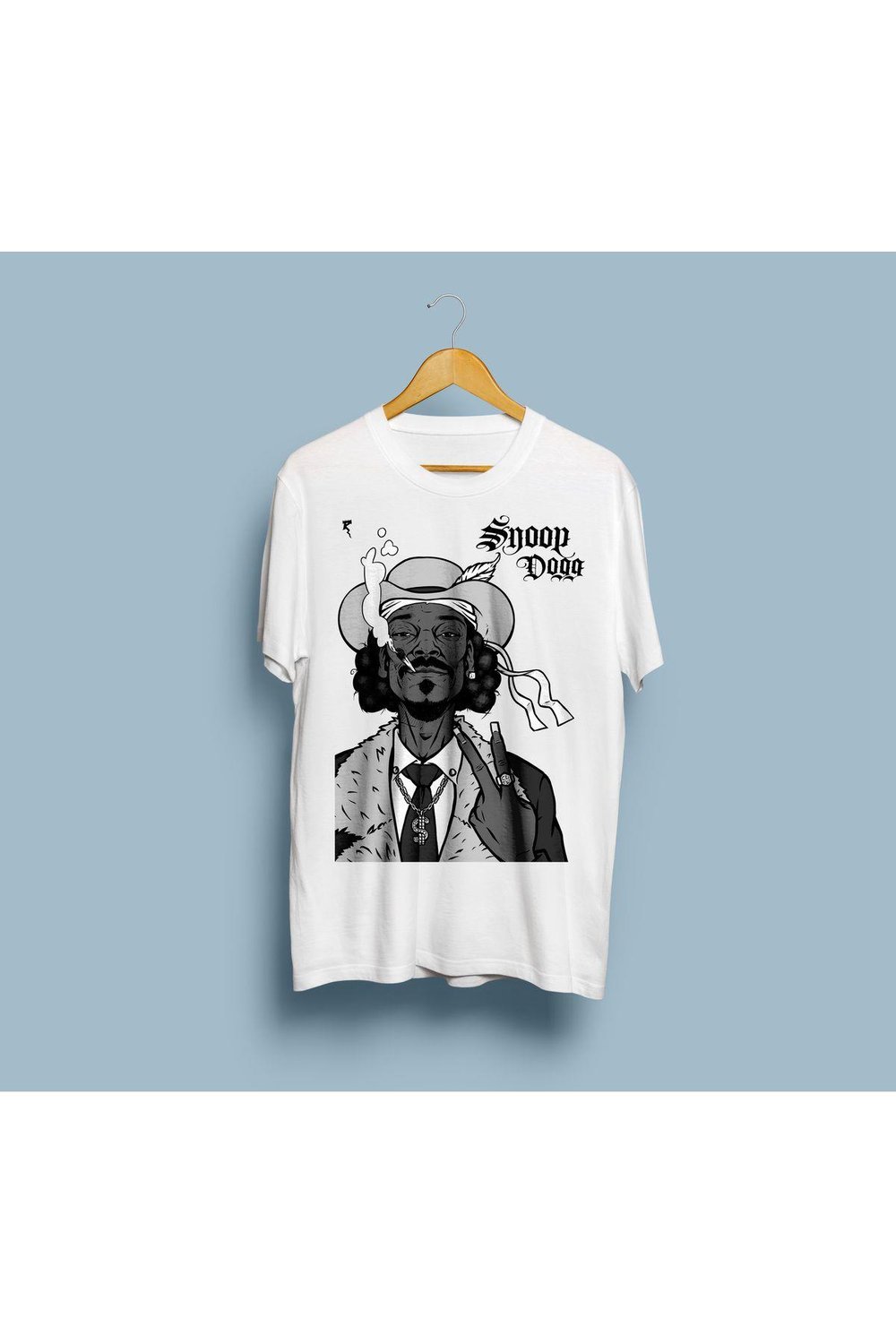 Oversize Snoop Dogg Tasarım Unisex T-shirt