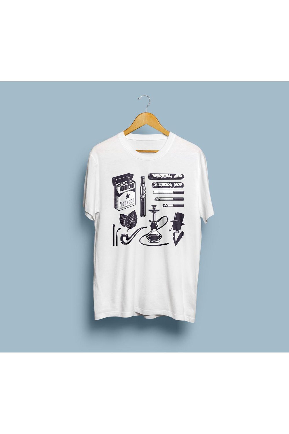 Oversize Tütün Ürünleri Tasarım Unisex T-shirt