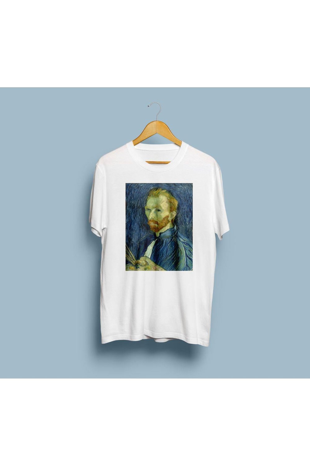 Oversize Vincent van Gogh Baskılı Unisex T-shirt
