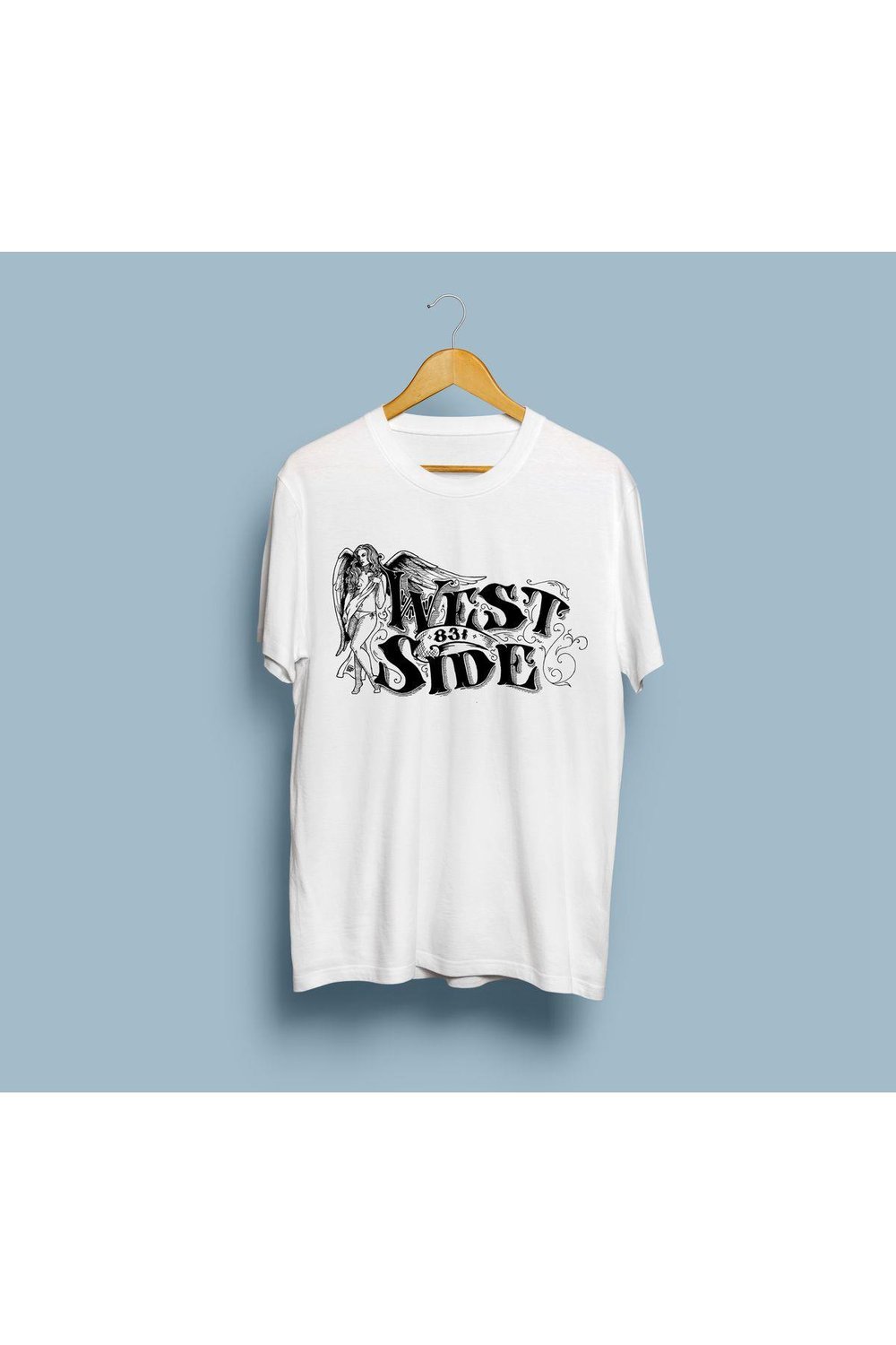 Oversize West Side Tasarım Unisex T-shirt