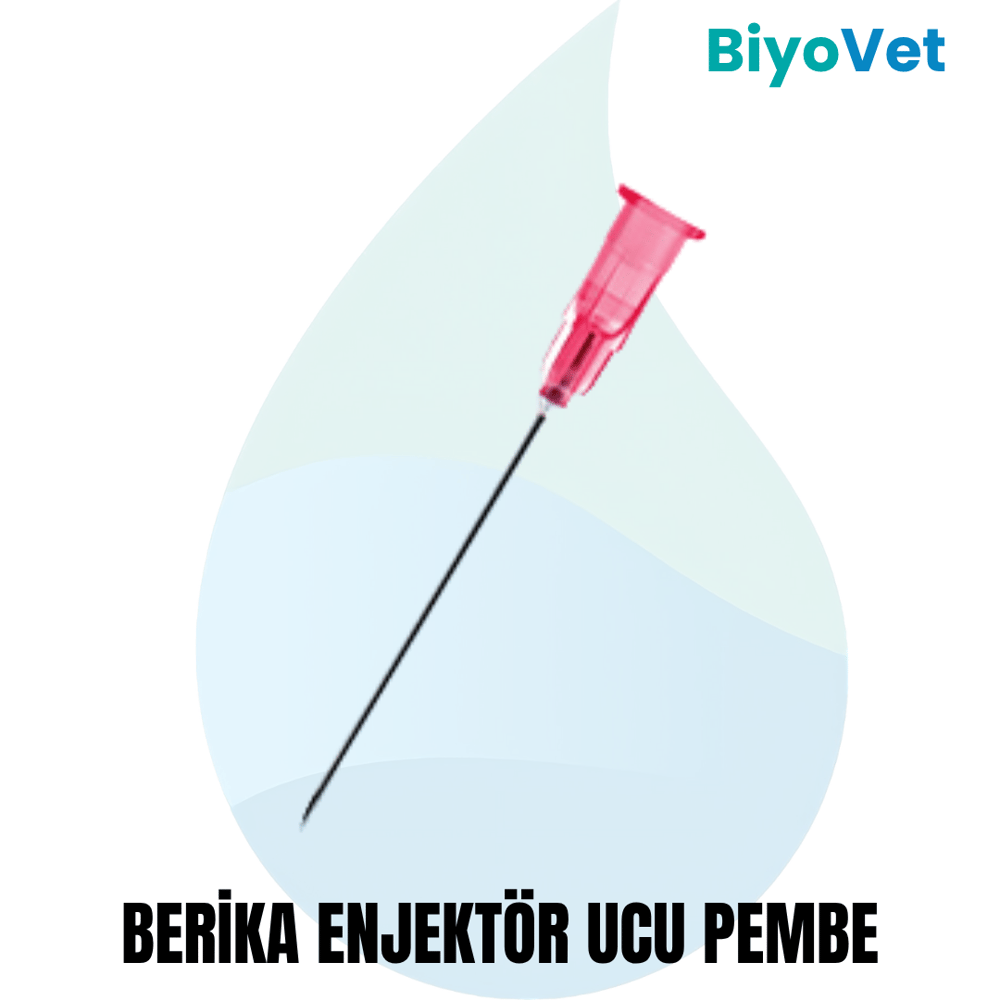 BERİKA PEMBE ENJEKTÖR UCU 500 ADET