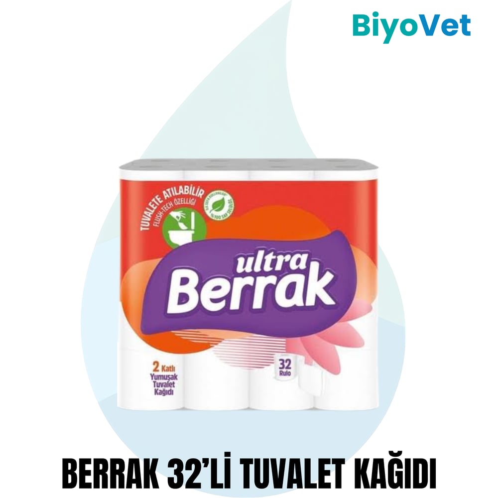 BERRAK TUVALET KAĞIDI 32'li*3 ADET